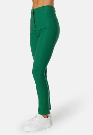 BUBBLEROOM High Waist Stretchy Suit Pants Green 36