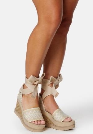 UGG Abbot Ankle Wrap Wedge Driftwood 41