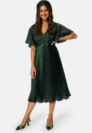 Bubbleroom Occasion Juliet Pleated Dress Dark green 46