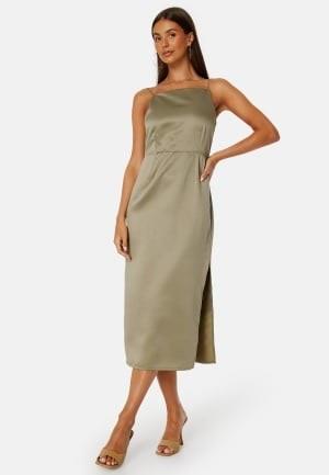 Bubbleroom Occasion Ortiza Satin Dress Olive green 42