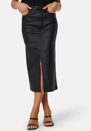 Object Collectors Item Objnaya Coated Mid Waist Skirt Black XS