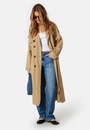 SELECTED FEMME New Bren LS Trenchcoat Cornstalk 44