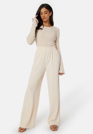 BUBBLEROOM Matilde Regular Trousers Light beige L