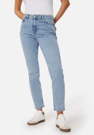 Pieces Pcbella High Waist tap ank jeans Light Blue Denim 27/30