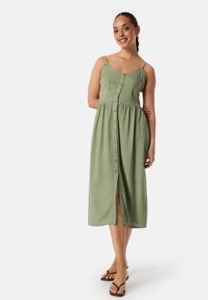 VILA Vipricil strap button dress Green 42