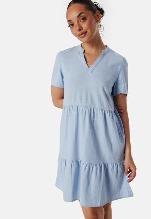 ONLY Onltiri-Caro V-Nec Lin Dress Cashmere Blue XL