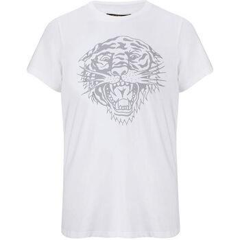 Lyhythihainen t-paita Ed Hardy  Tiger-glow t-shirt white  EU S
