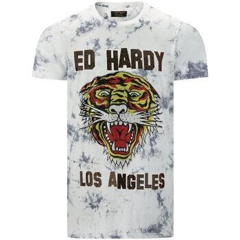 Lyhythihainen t-paita Ed Hardy  Los tigre t-shirt white  EU S