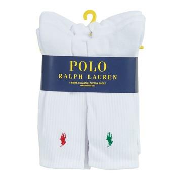 Urheilusukat Polo Ralph Lauren  ASX110 6 PACK COTTON  Yksi Koko