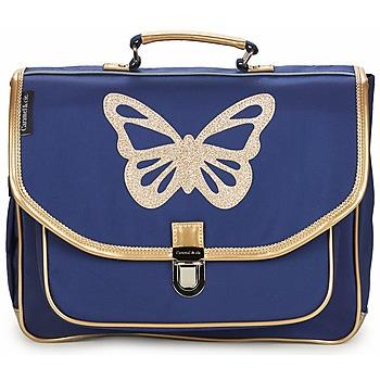 Koululaukku CARAMEL & CIE  CARTABLE 38 CM PAPILLON BLEU  Yksi Koko