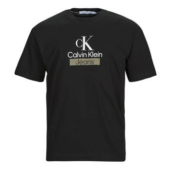 Lyhythihainen t-paita Calvin Klein Jeans  STACKED ARCHIVAL TEE  EU M