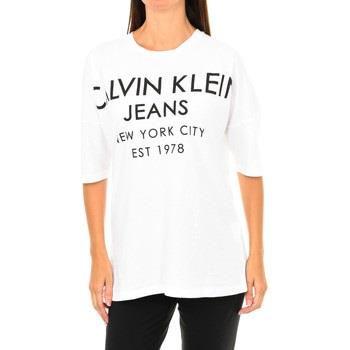 T-paidat pitkillä hihoilla Calvin Klein Jeans  J20J204632-112  EU S
