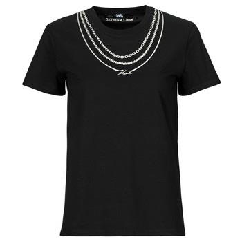 Lyhythihainen t-paita Karl Lagerfeld  karl necklace t-shirt  EU S
