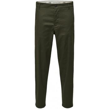 Housut Selected  Slim Tape Repton 172 Flex Pants - Forest Night  US 34...