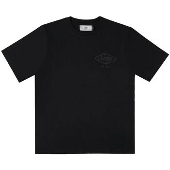 T-paidat & Poolot Sanjo  Flocked Logo T-Shirt - All Black  EU S