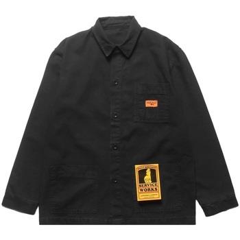 Paksu takki Service Works  Classic Coverall Jacket - Black  EU S