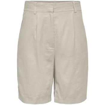 Shortsit & Bermuda-shortsit Only  Caro HW Long Shorts - Silver Lining ...