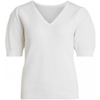 Neulepusero Vila  Knit Chassa Puff - Pristine  EU M