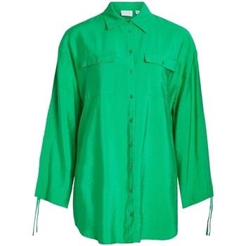 Paita Vila  Klaria Oversize Shirt L/S - Bright Green  FR 34