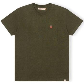 T-paidat & Poolot Revolution  T-Shirt Regular 1340 WES - Army/Melange ...