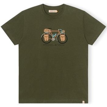 T-paidat & Poolot Revolution  T-Shirt Regular 1344 PAC - Army  EU M