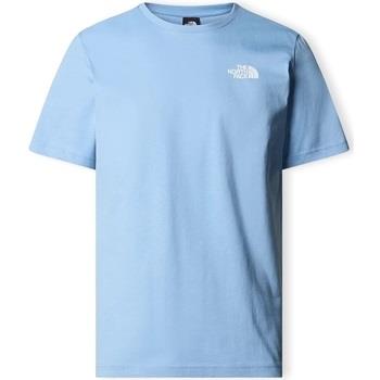 T-paidat & Poolot The North Face  T-Shirt Redbox - Steel Blue  EU M