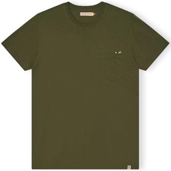 T-paidat & Poolot Revolution  T-Shirt Regular 1365 SLE - Army  EU XXL
