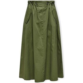 Lyhyt hame Only  Pamala Long Skirt - Capulet Olive  EU L