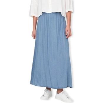 Lyhyt hame Only  Pena Venedig Long Skirt - Medium Blue Denim  EU S