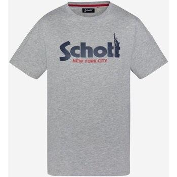 Lyhythihainen t-paita Schott  TSTROY  EU XXL