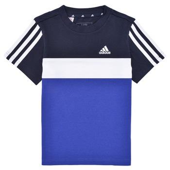 Lyhythihainen t-paita adidas  Tiberio 3-Stripes Colorblock Cotton T-Sh...