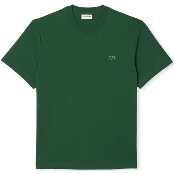 T-paidat & Poolot Lacoste  T-Shirt TH7318 - Vert  EU S