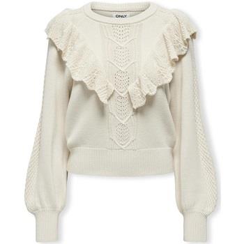 Neulepusero Only  Cherry LS Ruffle Knit - Birch  EU S