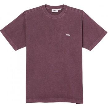 T-paidat & Poolot Obey  Lowercase pigment tee ss  EU S