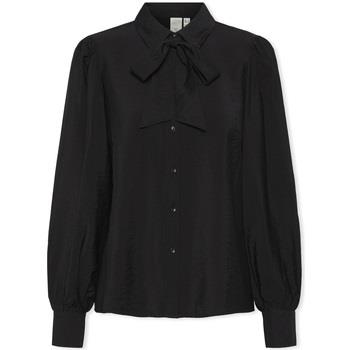 Paita Y.a.s  YAS Noos Pil LS Bow Shirt - Black  EU S