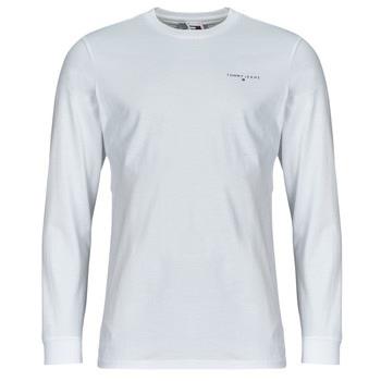 T-paidat pitkillä hihoilla Tommy Jeans  TJM SLIM LINEAR CHST L/S TEE E...