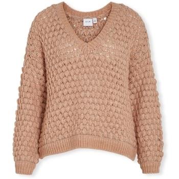 Neulepusero Vila  Evali Knit L/S - Natural Melange  EU S