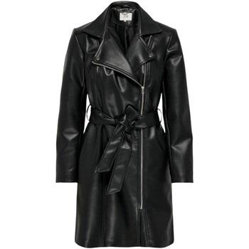 Parkatakki Jacqueline De Yong  Jdyetta Long Faux Leather Biker 1532814...