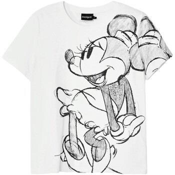 Lyhythihainen t-paita Desigual  TS_MICKEYDRAWING 24WWTKA1  EU XXL