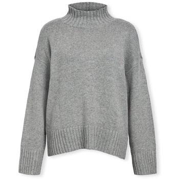 Neulepusero Object  Noos Agnes LO Knit - Medium Grey Melange  EU S