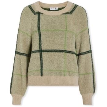 Neulepusero Vila  Hallo New Knit - Doeskin/Scarab  EU S