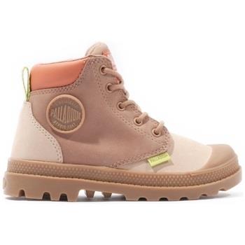 Saappaat Palladium  Pampa HI Cuff Kids Boots - Beige Tan/Nude Brown  2...