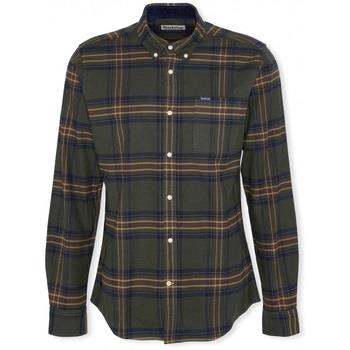 Pitkähihainen paitapusero Barbour  Shirt Portdown Tailored - Olive  EU...