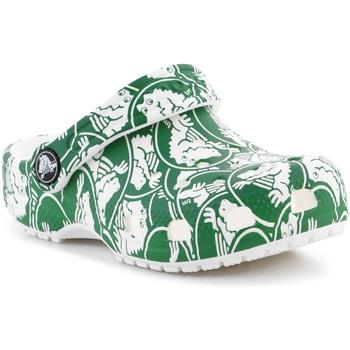 Poikien sandaalit Crocs  Classic Duke Print Clog T 210008-3WH Green Iv...