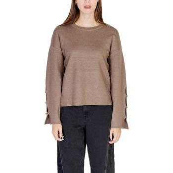 Neulepusero Vila  VICASSIE L/S BUTTON DETAIL KNIT TOP/R 14098875  EU S