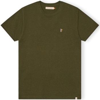 T-paidat & Poolot Rvlt Revolution  T-Shirt Regular 1364 POS - Army Mel...