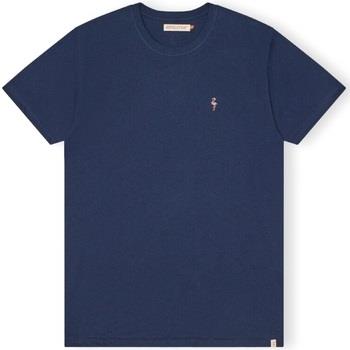 T-paidat & Poolot Rvlt Revolution  T-Shirt Regular 1364 FLA - Navy Mel...