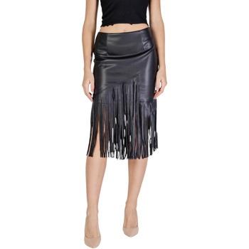 Lyhyt hame Vila  VIPEN COATED HW FRILL SKIRT 14100271  FR 36