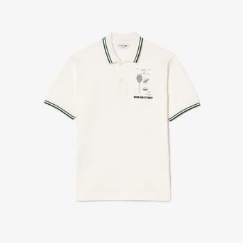 T-paidat & Poolot Lacoste  SHORT SLEEVED RIBBED COLLAR  EU L