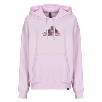 Svetari adidas  Holiday Graphic 3-Stripes Oversized Hoodie  EU S